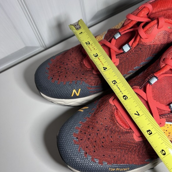 New Balance Fresh Foam Hierro v6 trail running-Orange/ Red 12.5 Men's - Picture 9 of 10